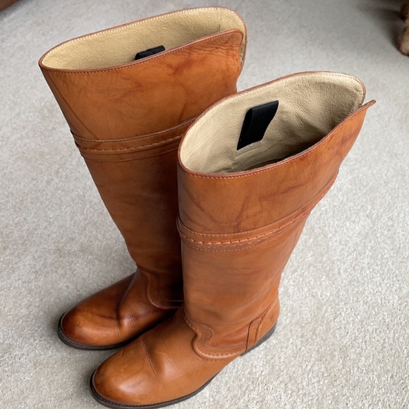 FRYE Melissa Trapunto Tall Boots sz 7 - Picture 3 of 16